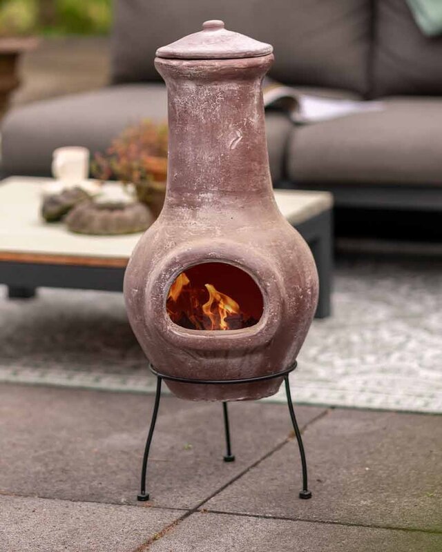 Redfire Tuinhaard Salamanca | Kleihaard Bruin | 85 cm