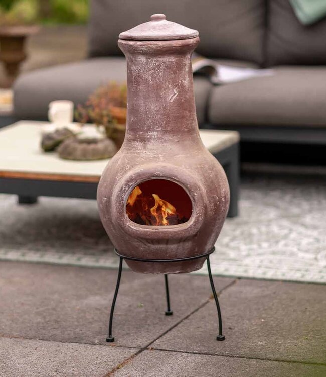 Redfire Tuinhaard Salamanca | Kleihaard Bruin | 85 cm