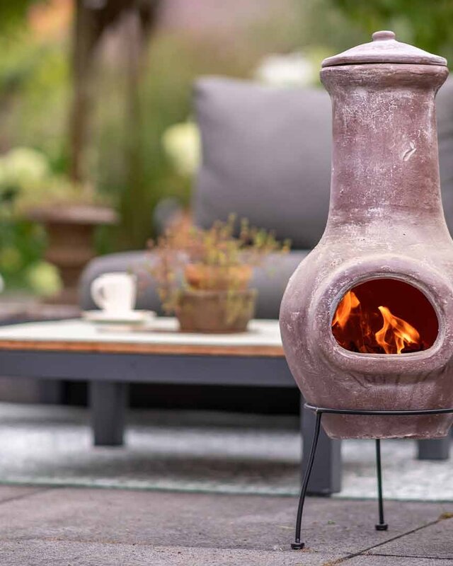 Redfire Tuinhaard Salamanca | Kleihaard Bruin | 85 cm