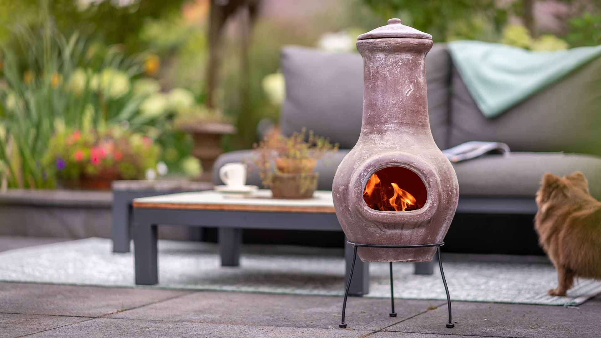 Redfire Tuinhaard Salamanca | Kleihaard Bruin | 85 cm