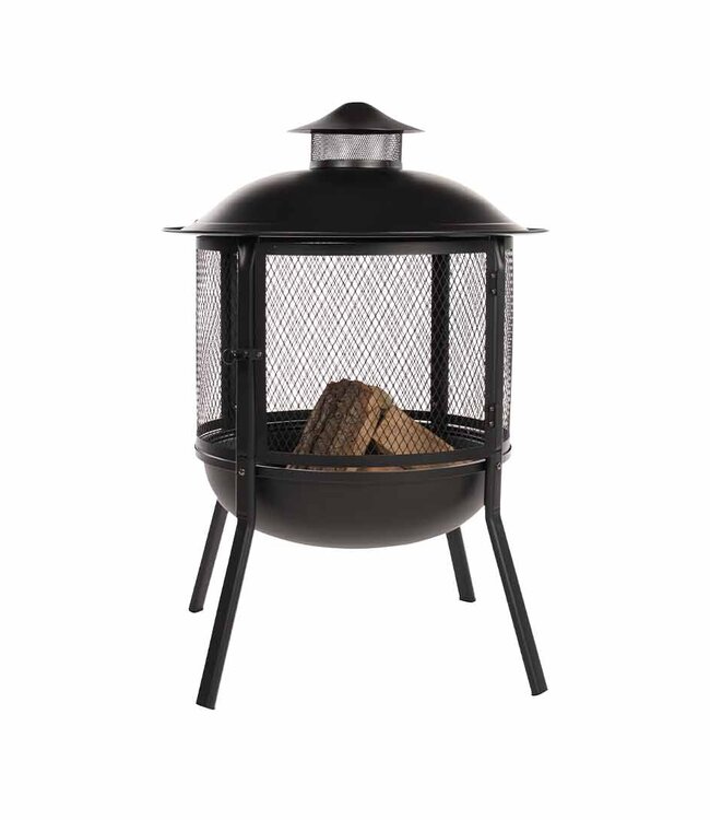 Redfire Kansas Vuurschaal | Zwart | 98,5 cm
