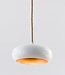 Frezoli Hanglamp Pebble 1 | Round | Ecru/Wit