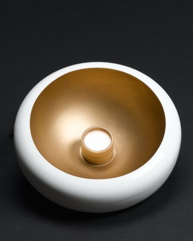 Frezoli Hanglamp Pebble 1 | Round | Ecru/Wit