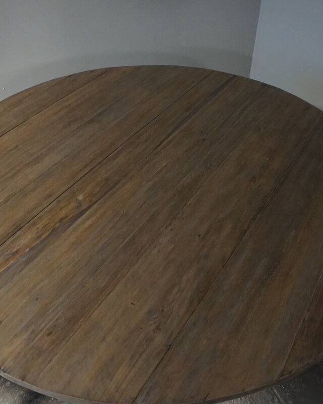 Rene Houtman Eetkamertafel | Rond | Bruin | H78 x D140 cm