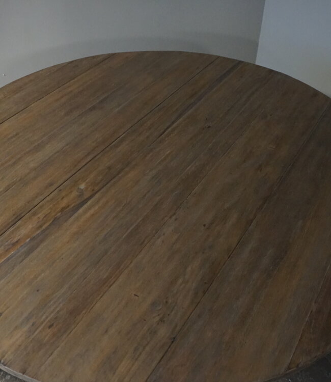 Rene Houtman Eetkamertafel | Rond | Bruin | H78 x D140 cm