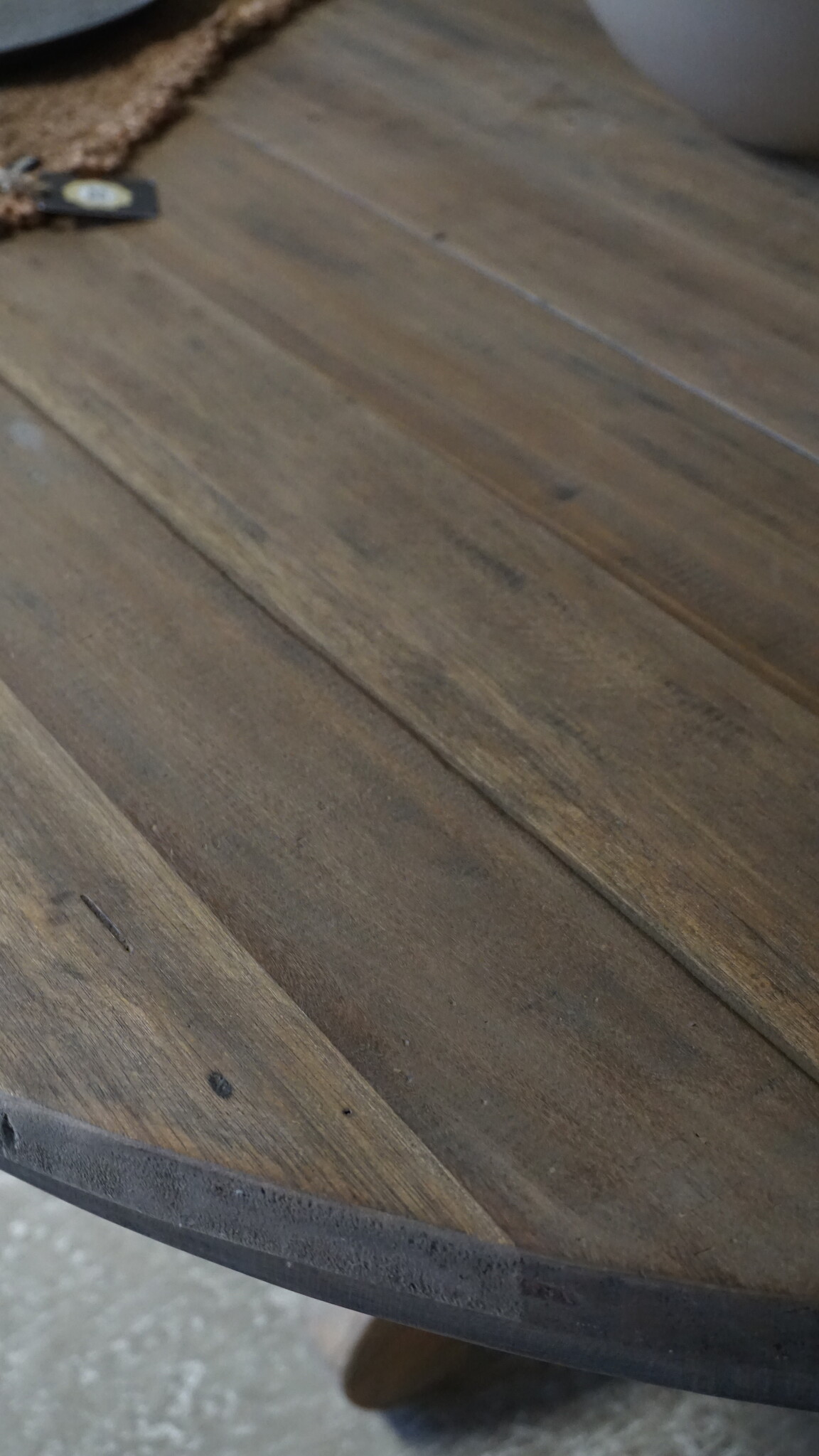 Rene Houtman Eetkamertafel | Rond | Bruin | H80 x D160 cm
