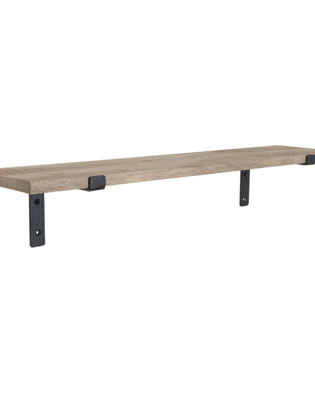 Raw Materials Amsterdam Mangohouten Wandplank | 80 cm