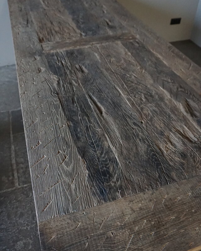 Rene Houtman Oud Eikenhouten Tafel | L270 x D100 x H80 cm