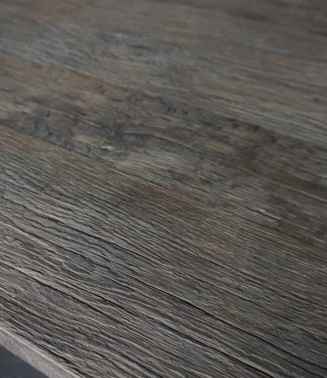 Rene Houtman Oud Eikenhouten Tafel | Nr 1 | L250 x D100 x H79 cm