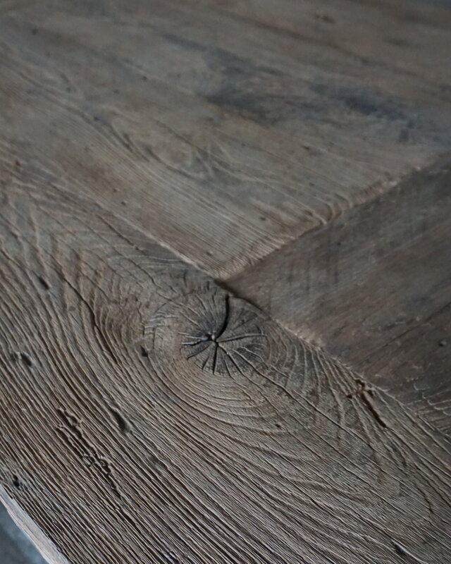 Rene Houtman Oud Eikenhouten Tafel | L253 x D101 x H78 cm