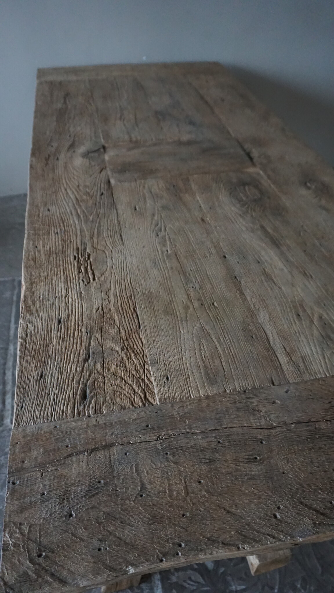 Rene Houtman Oud Eikenhouten Tafel | L253 x D101 x H78 cm