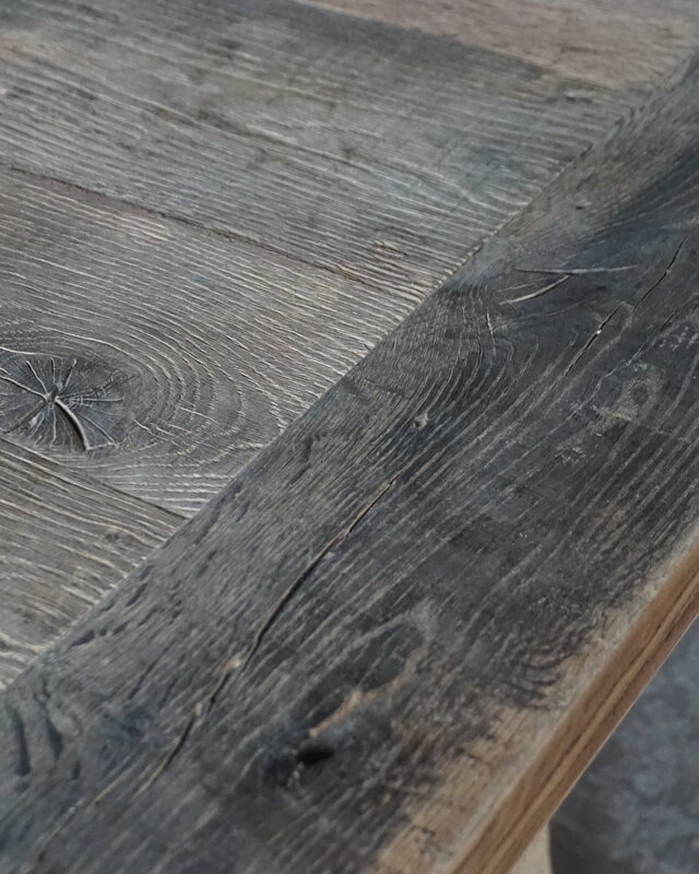 Rene Houtman Oud Eikenhouten Tafel | Nr 2 | L250 x D100 x H79 cm