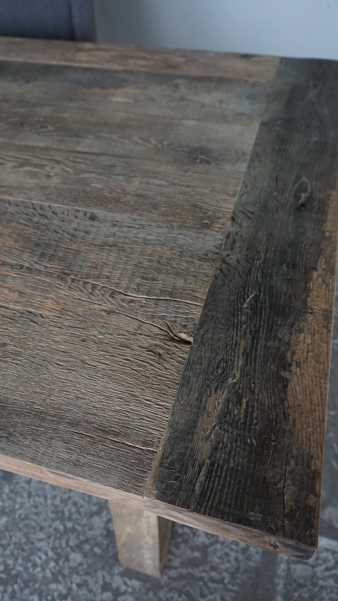 Rene Houtman Oud Eikenhouten Tafel | Nr 2 | L250 x D100 x H79 cm