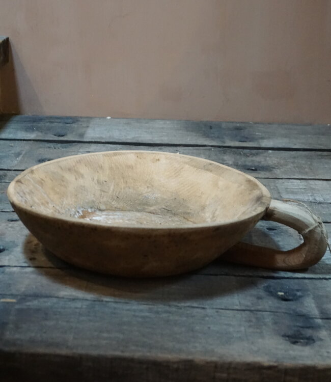 Rene Houtman Houten Schaal Met Olijfkrans En Windlicht | Set