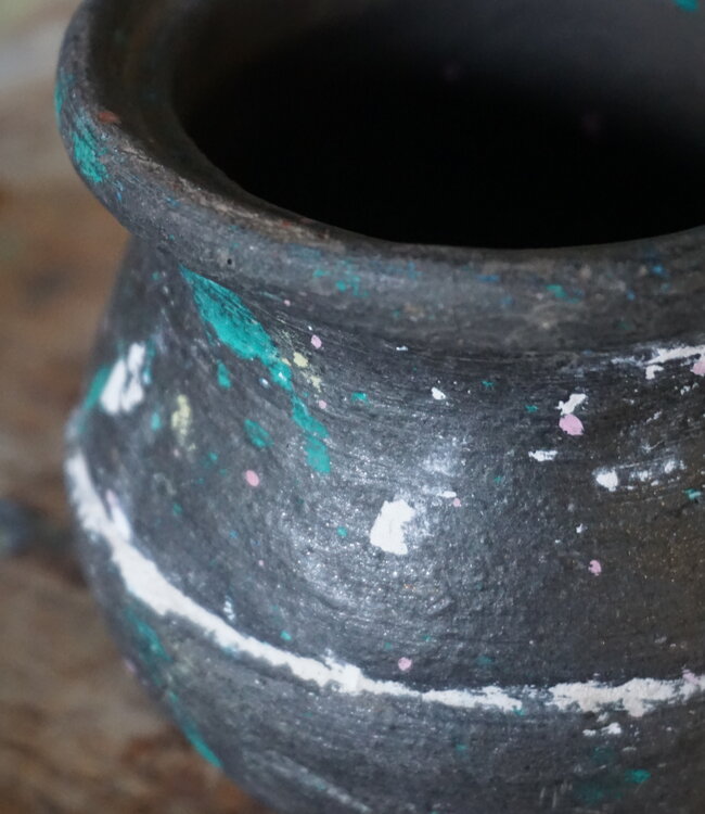 Rene Houtman Oud Tuimelpotje | Nr 2 | H9 x D10 cm