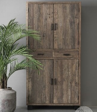 Be-Uniq 4-Deurs Kabinet | Urban Collection | H220xB110xD40 cm