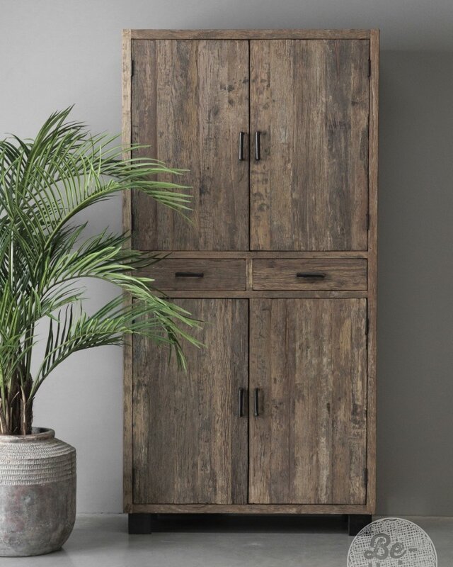Be-Uniq 4-Deurs Kabinet | Urban Collection | H220xB110xD40 cm