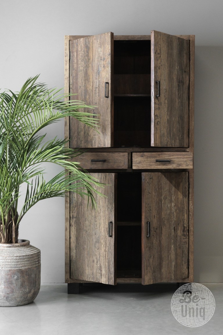 Be-Uniq 4-Deurs Kabinet | Urban Collection | H220xB110xD40 cm