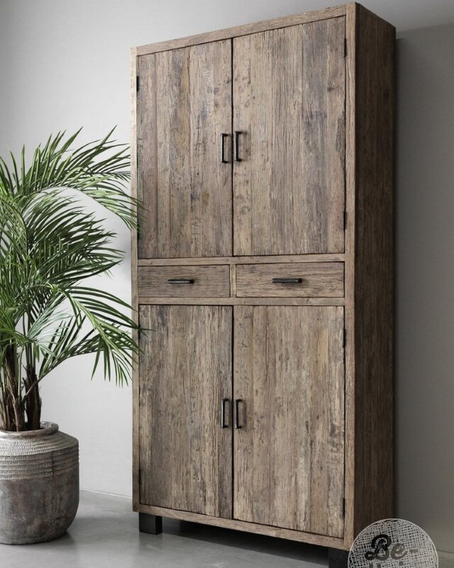 Be-Uniq 4-Deurs Kabinet | Urban Collection | H220xB110xD40 cm