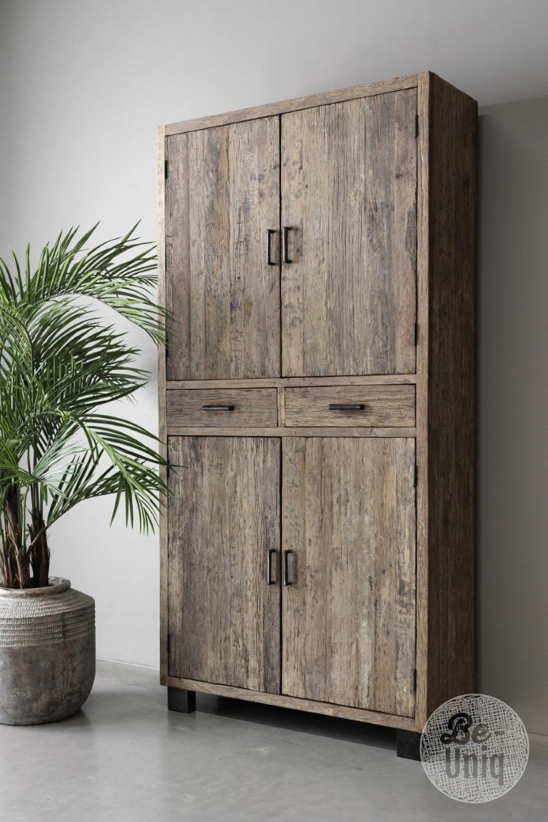 Be-Uniq 4-Deurs Kabinet | Urban Collection | H220xB110xD40 cm