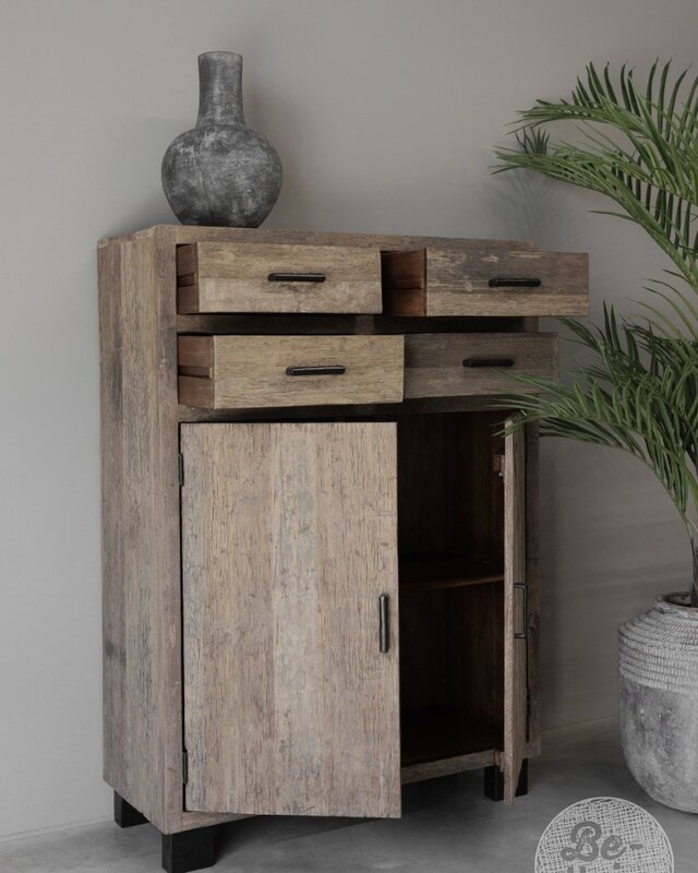 Be-Uniq Lage Kast | Urban Collection | H140xB100xD40 cm