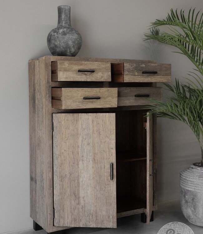 Be-Uniq Lage Kast | Urban Collection | H140xB100xD40 cm