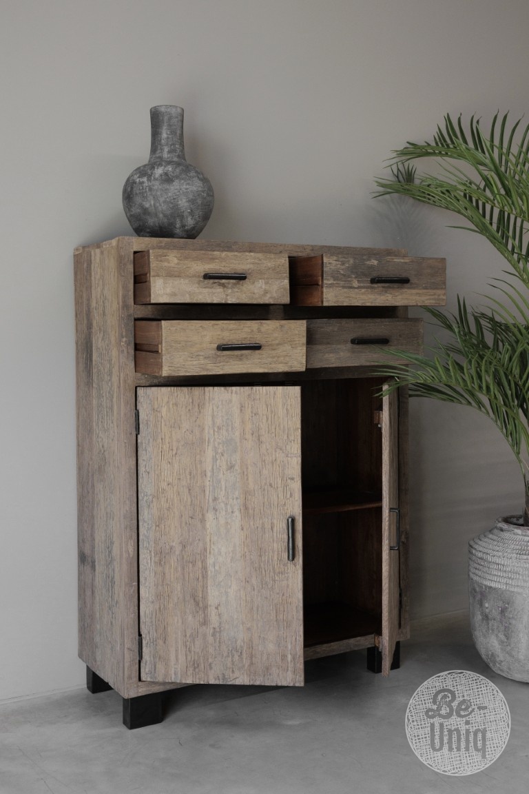 Be-Uniq Lage Kast | Urban Collection | H140xB100xD40 cm