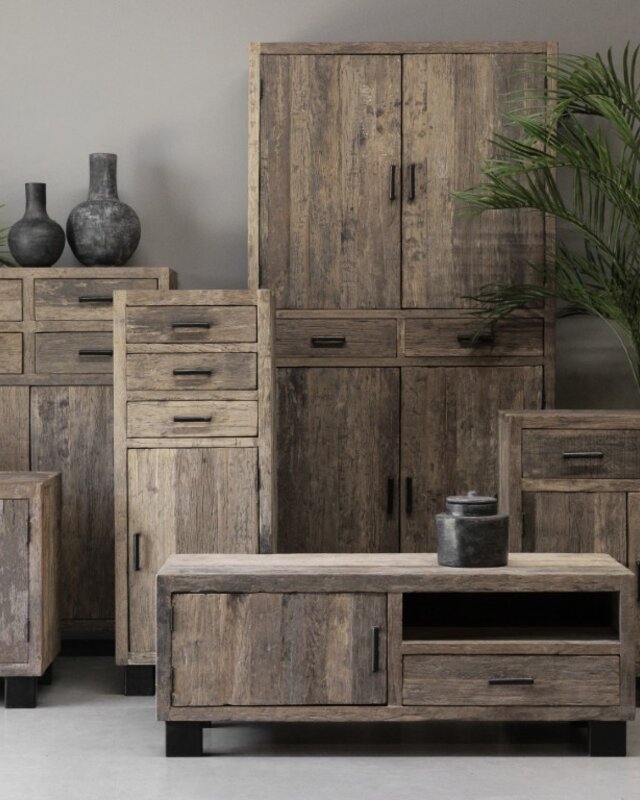 Be-Uniq Lage Kast | Urban Collection | H140xB100xD40 cm
