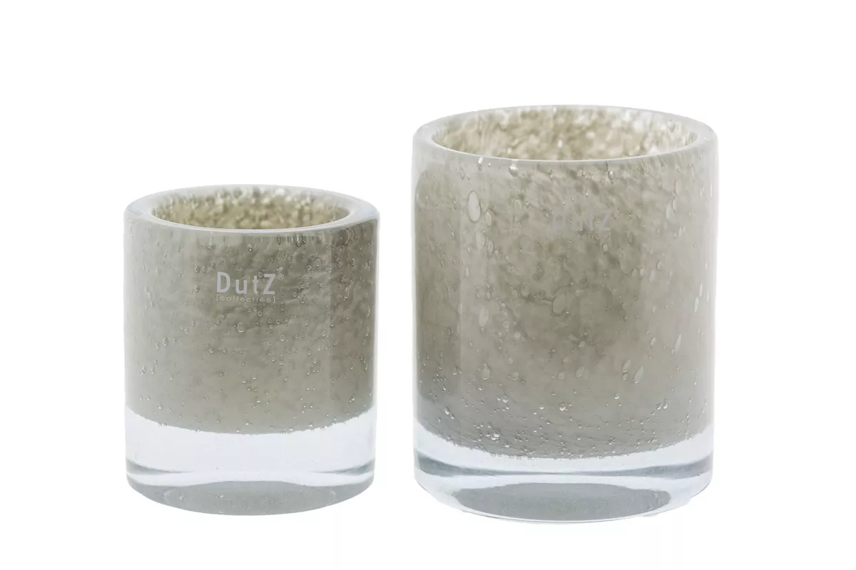 DutZ Cilinder | Taupe Bubbels | 2 Maten