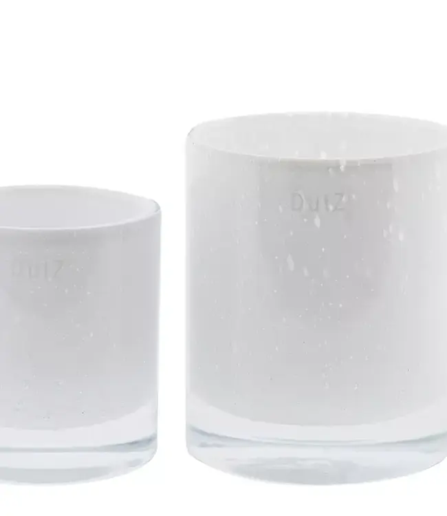 DutZ Cilinder | Wit Bubbels | 2 Maten
