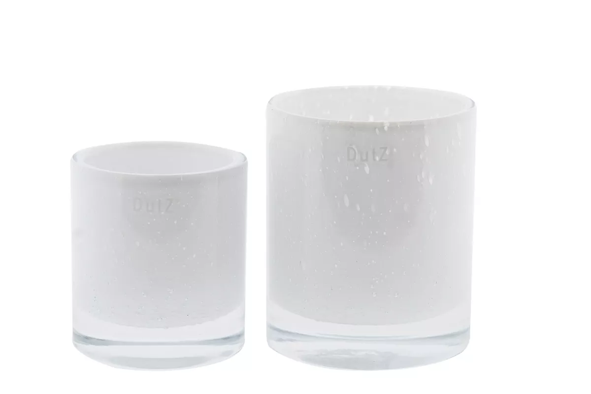 DutZ Cilinder | Wit Bubbels | 2 Maten