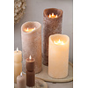 LED Lichtkaars Met 3 Beweegbare Vlammen S, Bruin