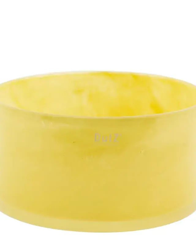 DutZ Kom Cilinder | Okergeel | H13 x D25 cm