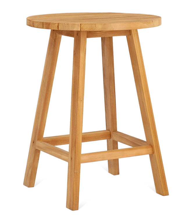 Rene houtman Ronde bartafel voor in de tuin 105x80 cm