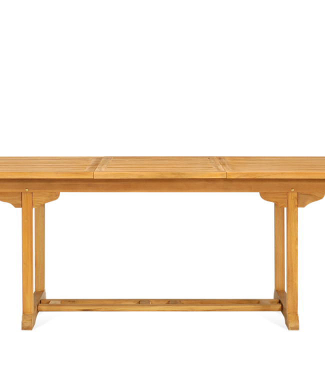 Rene houtman Verlengbare rechthoekige tuintafel 120×180/240