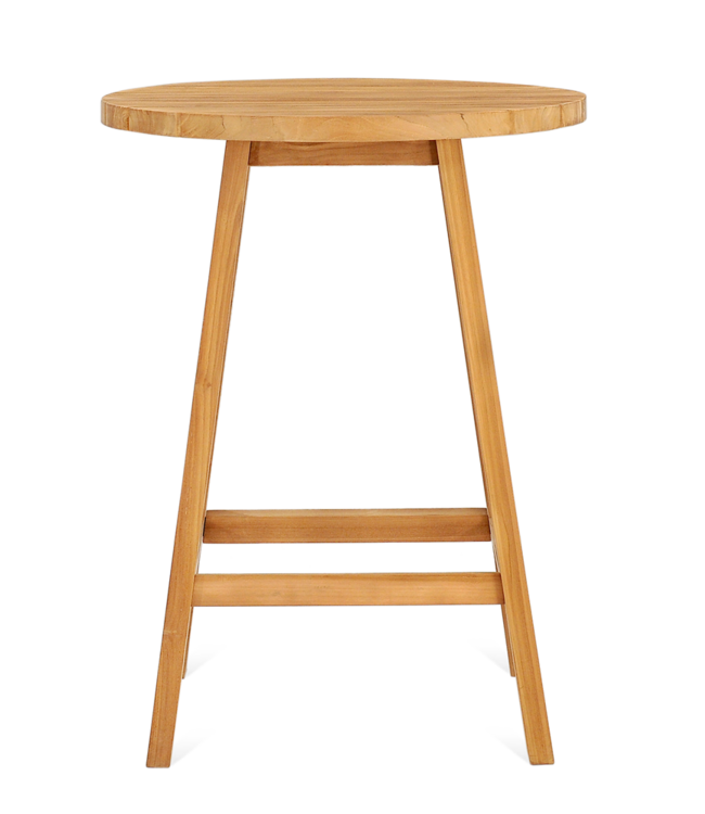 Rene houtman Ronde bartafel voor in de tuin 105x80 cm