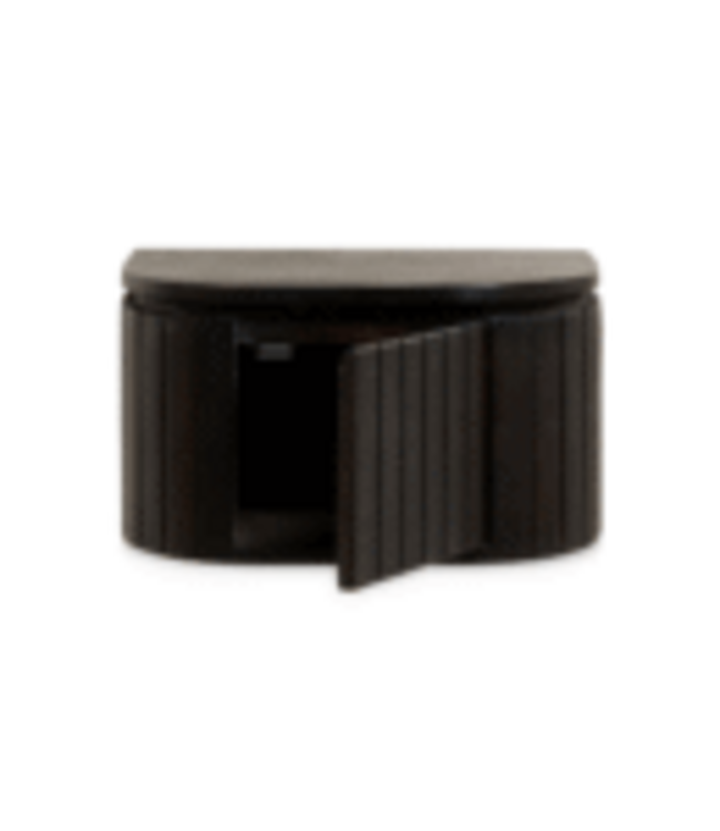 Rene houtman Mokka nachtkastje - donkerbruin, hangend