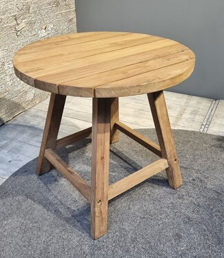 Rene houtman Ronde tuintafel 80x75x80 cm