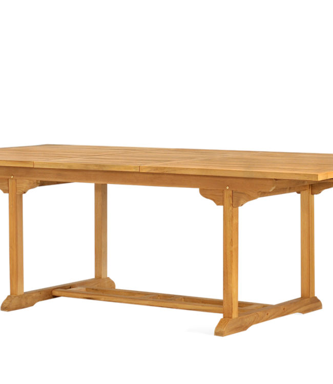 Rene houtman Verlengbare rechthoekige tuintafel 120×180/240