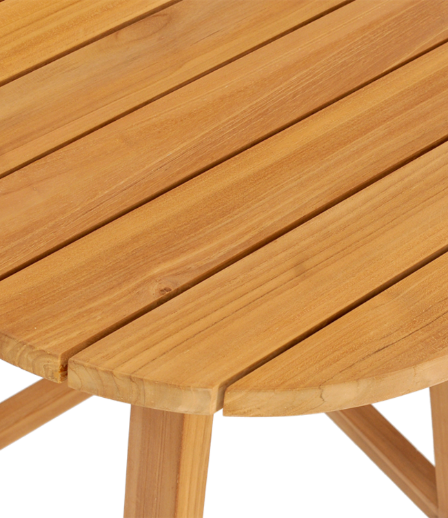 Rene houtman Ronde bartafel voor in de tuin 105x80 cm