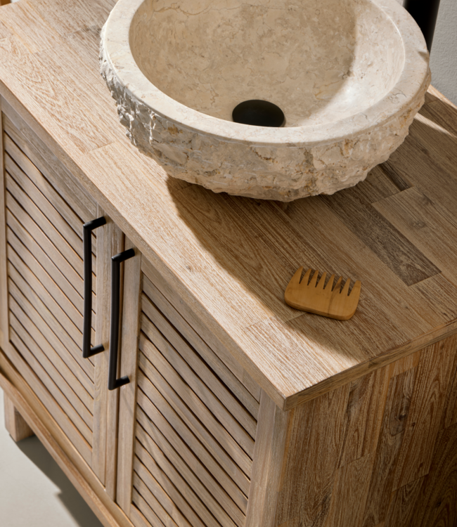 Rene Houtman Badkamermeubel Merida B80xD55xH75 Cm Acacia