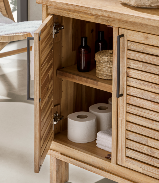 Rene Houtman Badkamermeubel Merida B80xD55xH75 Cm Acacia