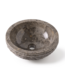 Rene Houtman Waskom Marmer Grijs Rond 40x40x15 Cm Lijnen/Gekapt