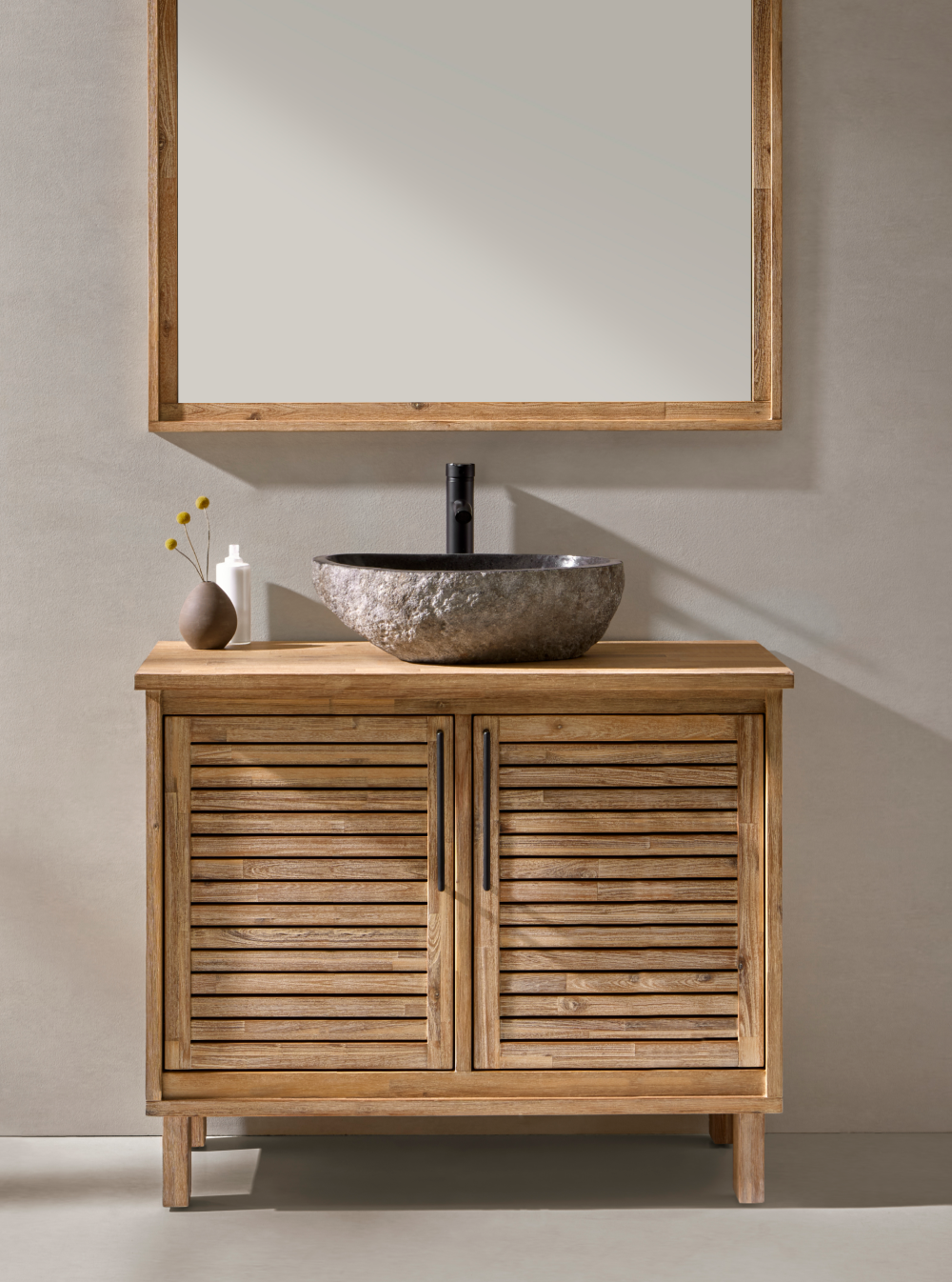 Rene Houtman Spiegel Merida | B100xD5xH80 cm | Acacia