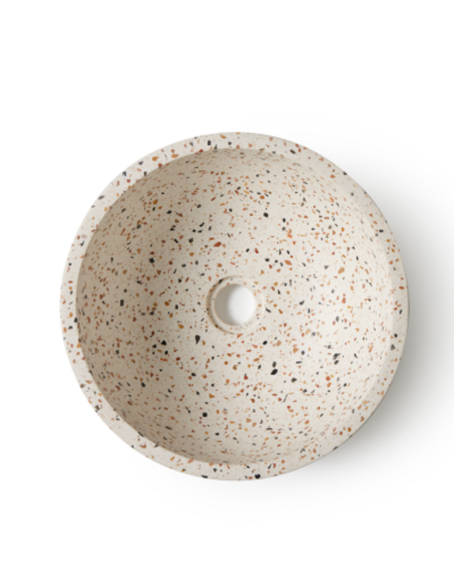 Rene Houtman Waskom Terrazzo Rond 35x13 Cm MIX