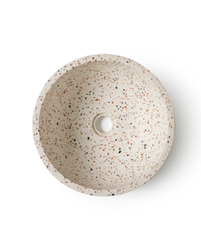 Rene Houtman Waskom Terrazzo Rond 35x13 Cm MIX