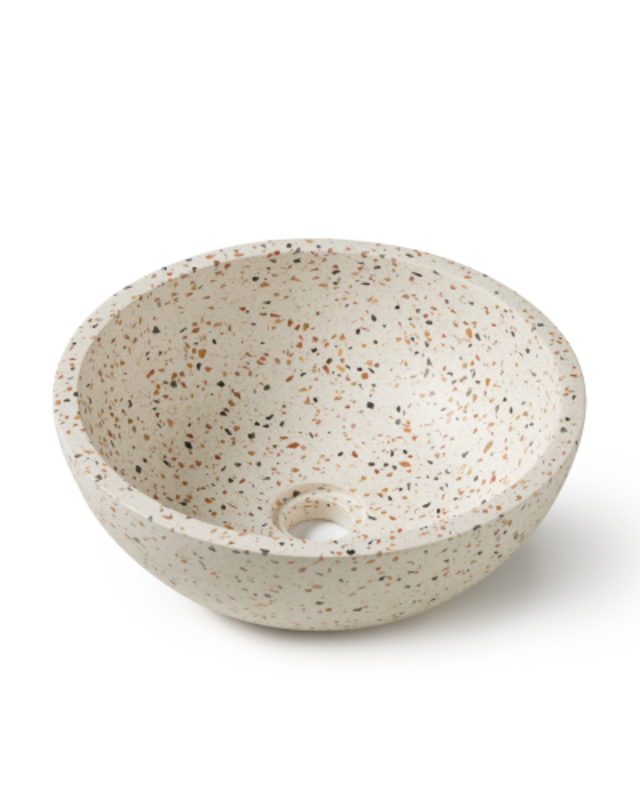 Rene Houtman Waskom Terrazzo Rond 35x13 Cm MIX