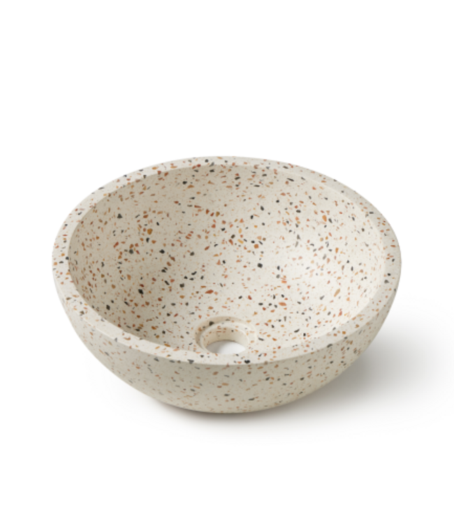 Rene Houtman Waskom Terrazzo Rond 35x13 Cm MIX