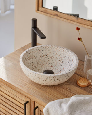 Rene Houtman Waskom Terrazzo Rond 35x13 Cm MIX