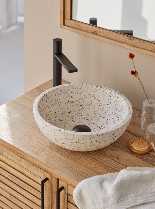 Rene Houtman Waskom Terrazzo Rond 35x13 Cm MIX